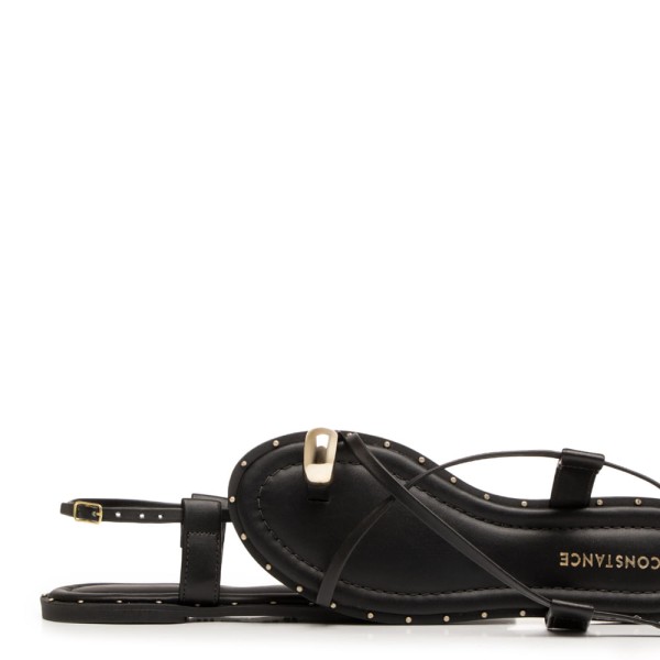 Encontraproduto.com.br - Sapatilha Slingback Preta Tela
