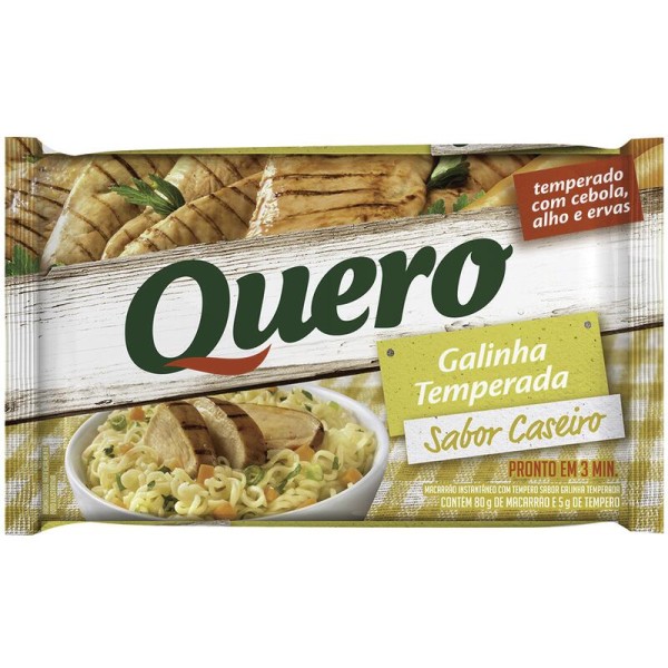 Encontraproduto.com.br - Macarrão Instantâneo Lámen Quero Galinha Pacote com 85g