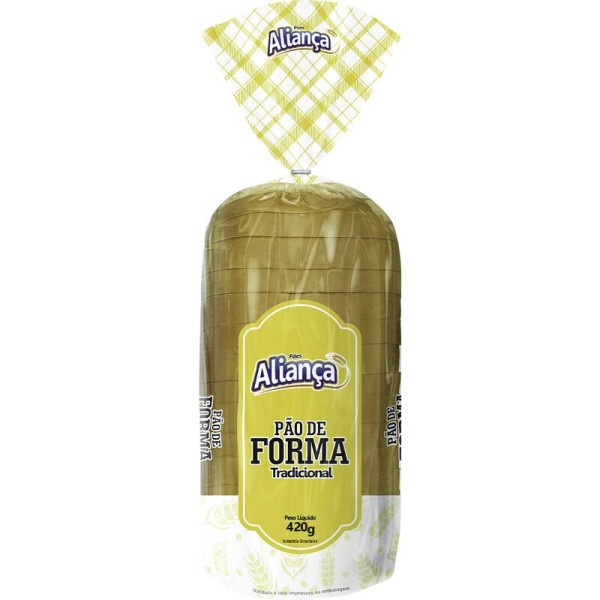 Encontraproduto.com.br - Pão de Forma Aliança Pacote com 420g