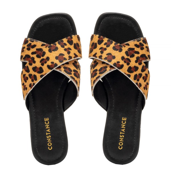 Encontraproduto.com.br - Scarpin Slingback Fivela Dupla Onça