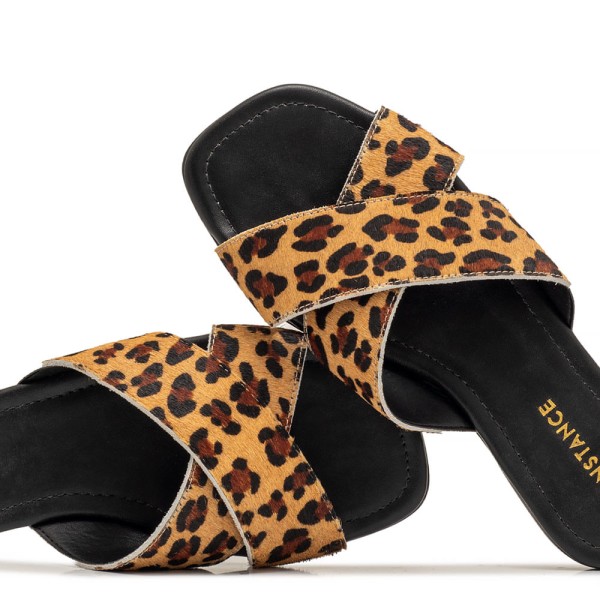 Encontraproduto.com.br - Scarpin Slingback Fivela Dupla Onça