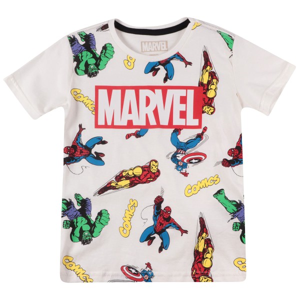 Camiseta Marvel Off White