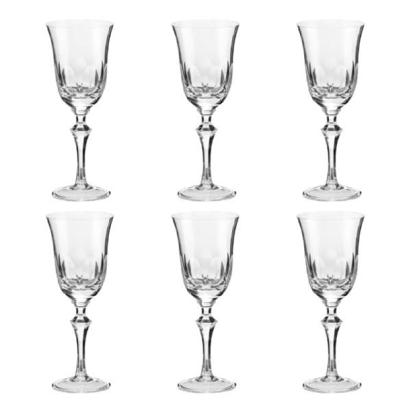 Jogo de taças vinho tinto em cristal Strauss Clássicos 237.055 6 peças 350ml