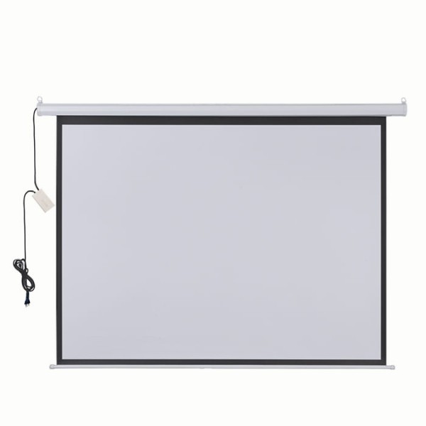 Tela de Projeção Retrátil Elétrica 203 X 152cm 127v - AC350OUT [Reembalado]