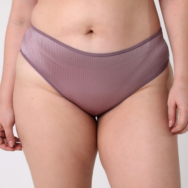 Encontraproduto.com.br - Calcinha Uniq Duas Calcinhas Plus Size Acetinado Satim Preto Roxo