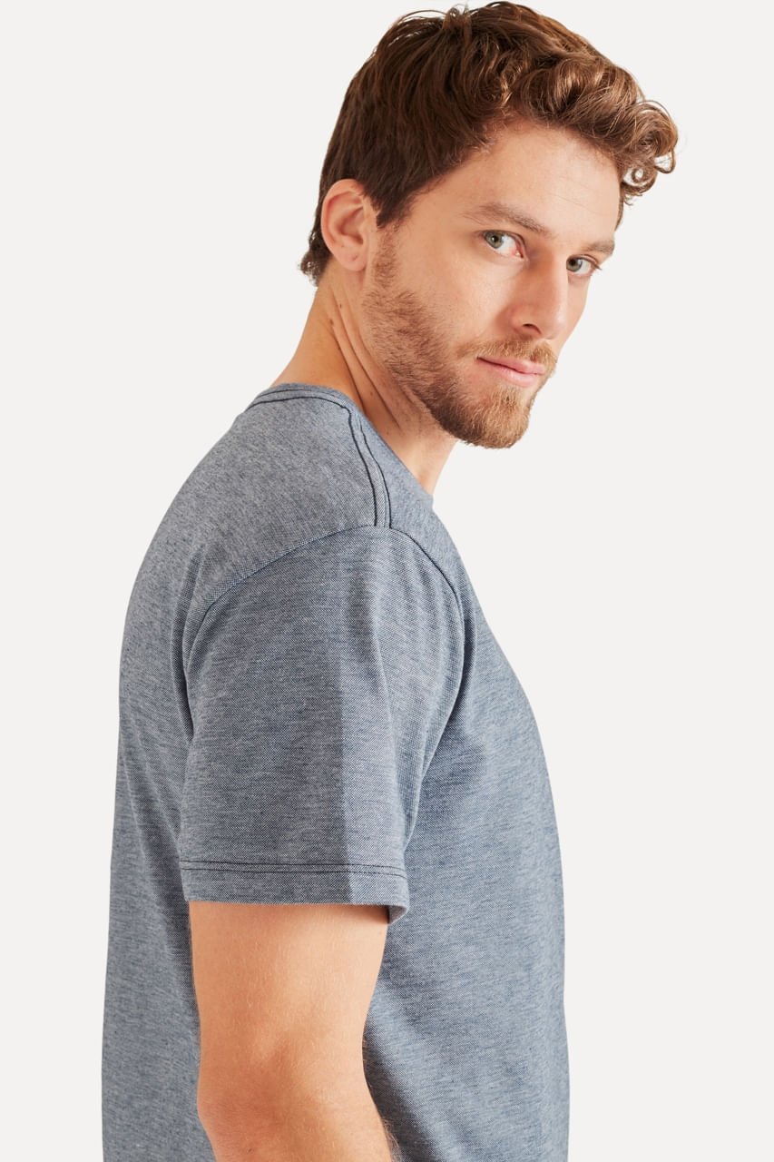 Encontraproduto.com.br - Camiseta Bolso Piquet