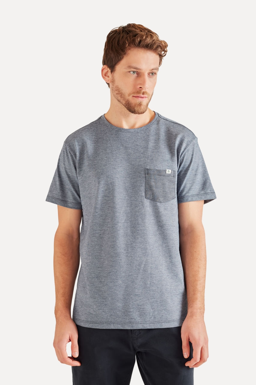 Camiseta Bolso Piquet