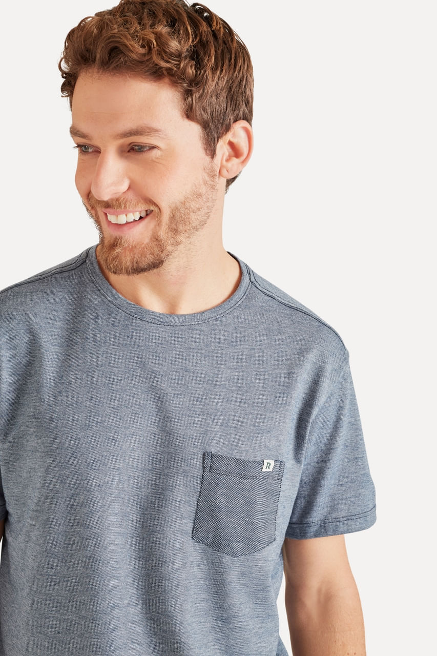 Encontraproduto.com.br - Camiseta Bolso Piquet