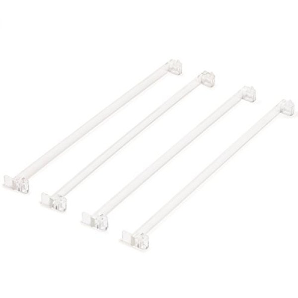 Encontraproduto.com.br - Yellow Mountain Imports American Mahjong Tile Pushers - Conjunto De 4, 18 Polegadas Clear Transparent Acrilic Mahjong Pushers