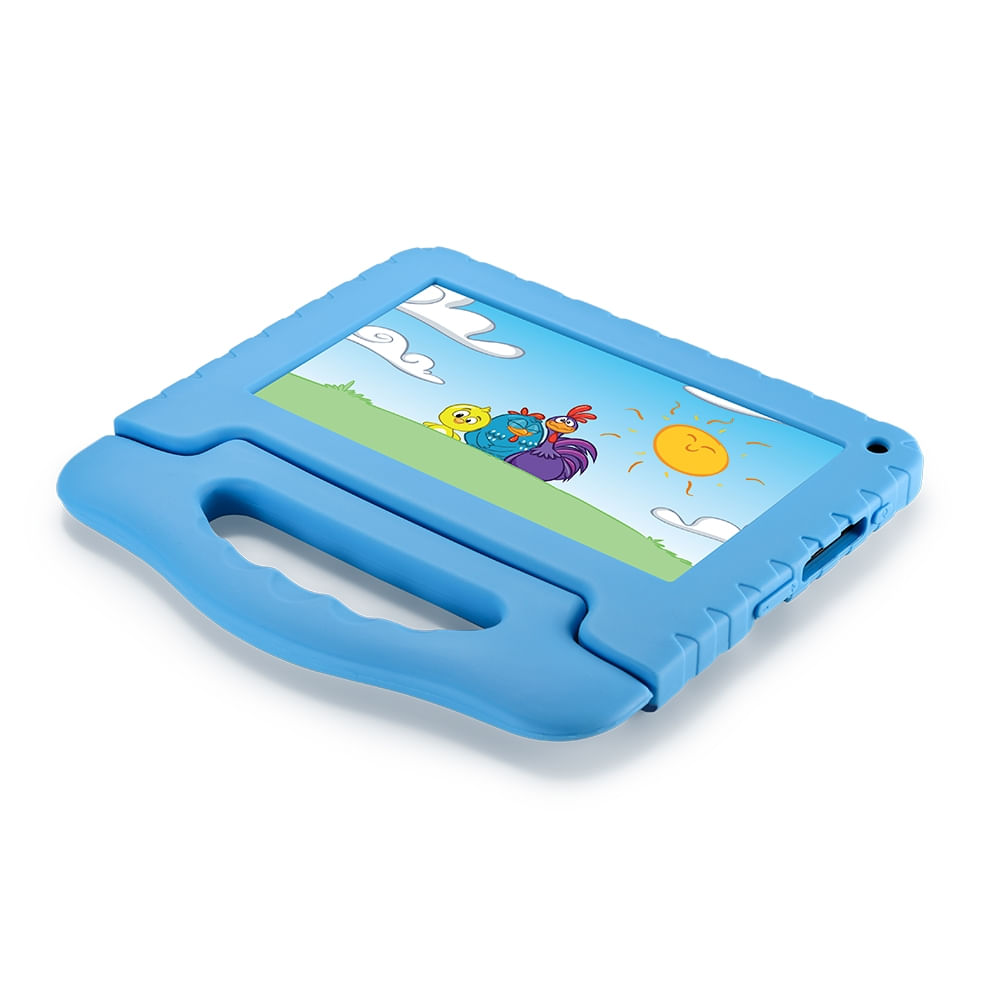 Encontraproduto.com.br - Tablet Galinha Pintadinha com Controle Parental 32GB Tela 7 pol Android 11 Quad Core Preto - NB373OUT [Reembalado]