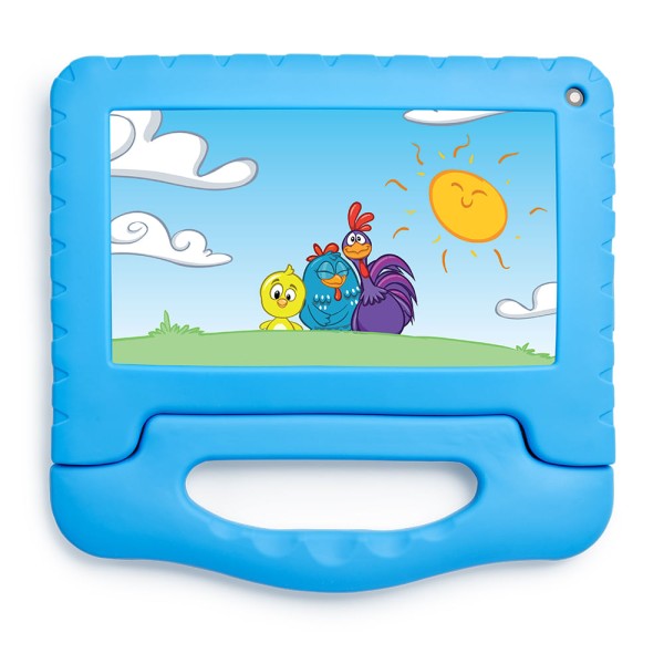 Encontraproduto.com.br - Tablet Galinha Pintadinha com Controle Parental 32GB Tela 7 pol Android 11 Quad Core Preto - NB373OUT [Reembalado]