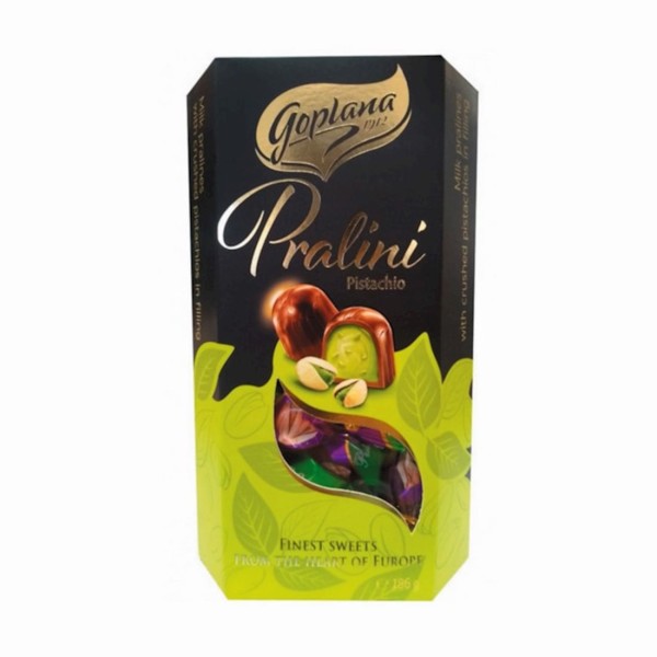 Bombom de Chocolate Polonês com Pistache Twisty Goplana 186g