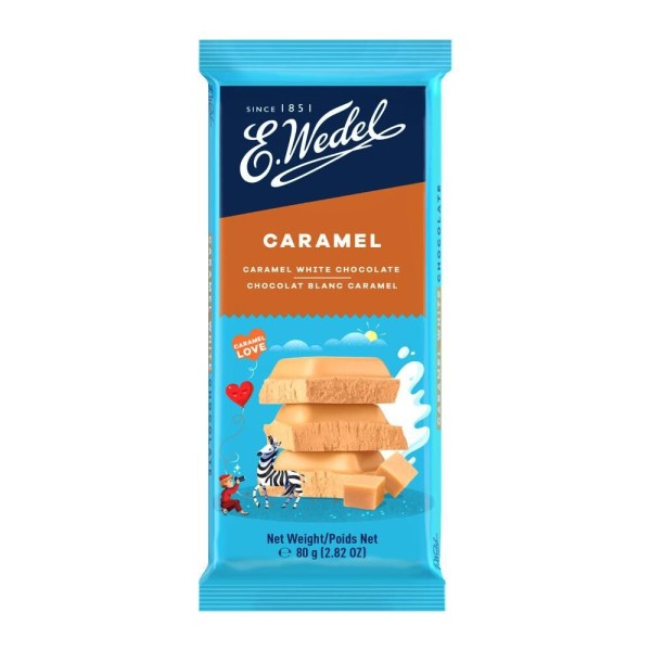 Chocolate com Caramelo Wedel 80g