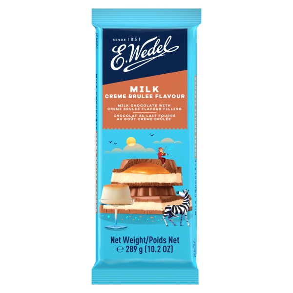Chocolate ao Leite sabor Creme Brulée E Wedel 289g