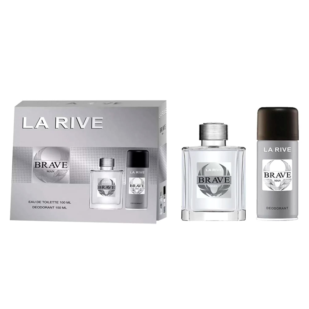Encontraproduto.com.br - Kit La Rive Brave – Perfume Masculino EDT + Desodorante