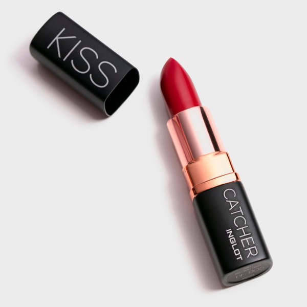 Encontraproduto.com.br - Batom Cremoso Acetinado Inglot Kiss Catcher Tango Red 905 4 g