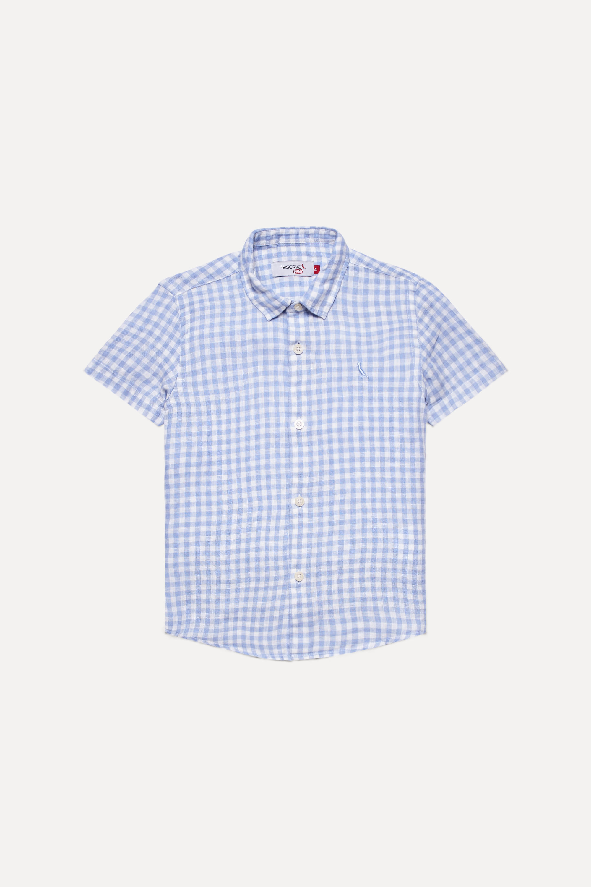 Camisa Mini Vichy Sea Mc