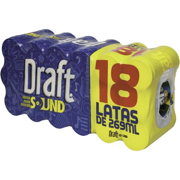Encontraproduto.com.br - Cerveja Cerpa Draft Pacote com 18x269ml