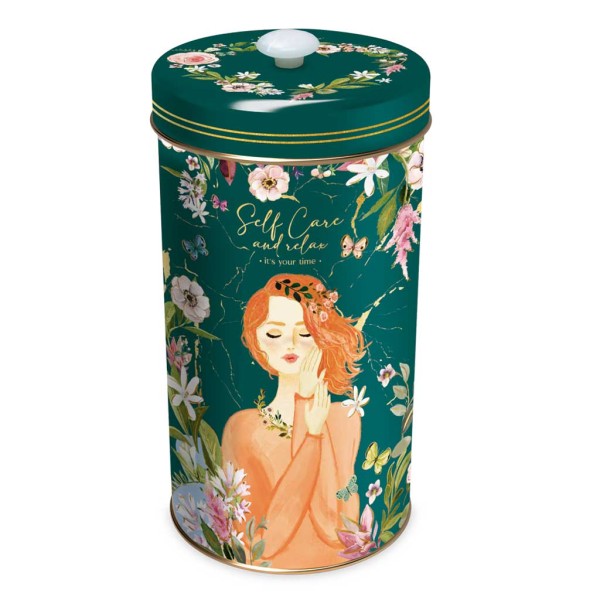 Lata Collection Puxador Butter Cookies Self Care Relax Verde Escuro 150g - Santa Edwiges