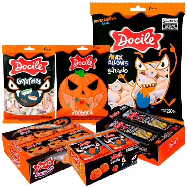 Kit Halloween Docile - 6 Doces