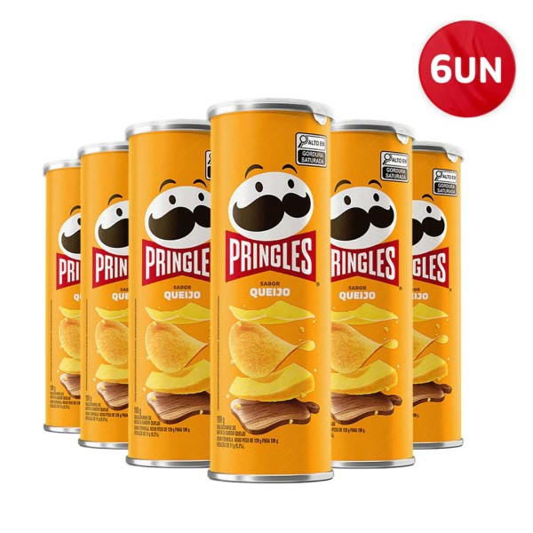 Encontraproduto.com.br - Kit Batata Queijo 6 Unidades - Pringles