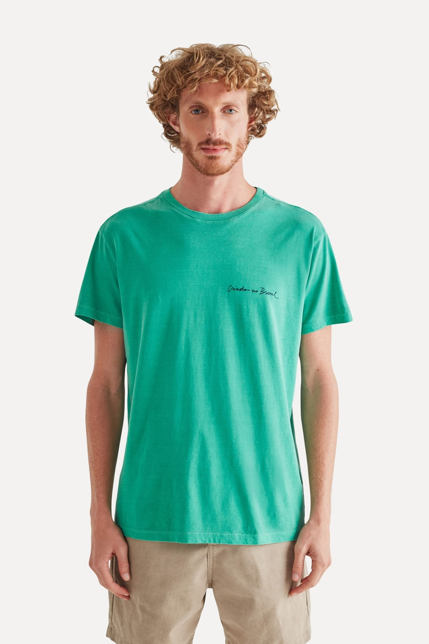 Camiseta Estampada Criado No Br Manuscri