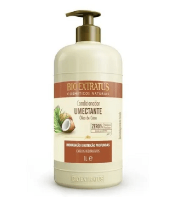 Encontraproduto.com.br - Bio Extratus Umectante Óleo de Coco (Shampoo+Condicionador+Banho de Creme 1L+FInalizador 500g)