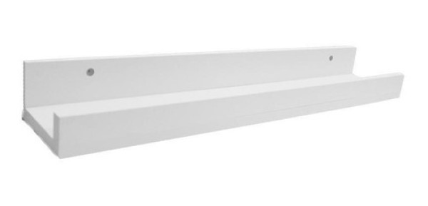 Prateleira Tempero Simples 55 Cm Branco Em Mdf
