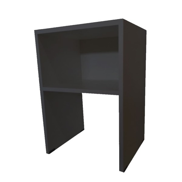 Encontraproduto.com.br - Mesa De Cabeceira / Mesinha Em Mdf - Preto