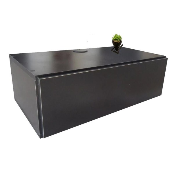 Encontraproduto.com.br - Nicho Retangular Com Porta Trovarelli Preto [f031]