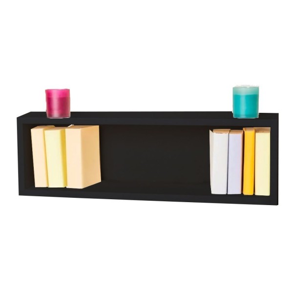 Encontraproduto.com.br - Nicho Retangular Decorativo 70cx25px15a Preto Em Mdf [f031]
