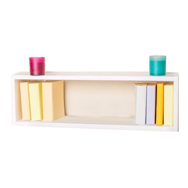 Encontraproduto.com.br - Nicho Retangular Decorativo Trovarelli 70x15x15 Branco [f031]