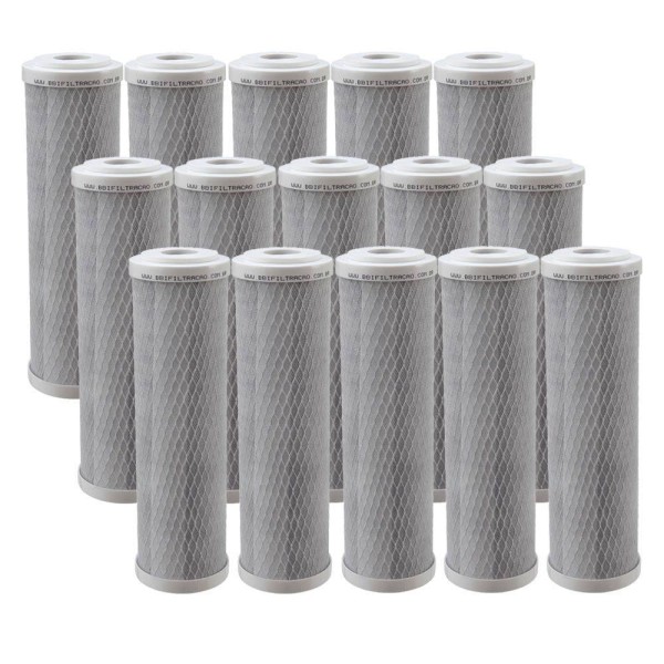 Encontraproduto.com.br - Kit 15 Unidades Refil Filtro Bbi Carbon Block Encaixe