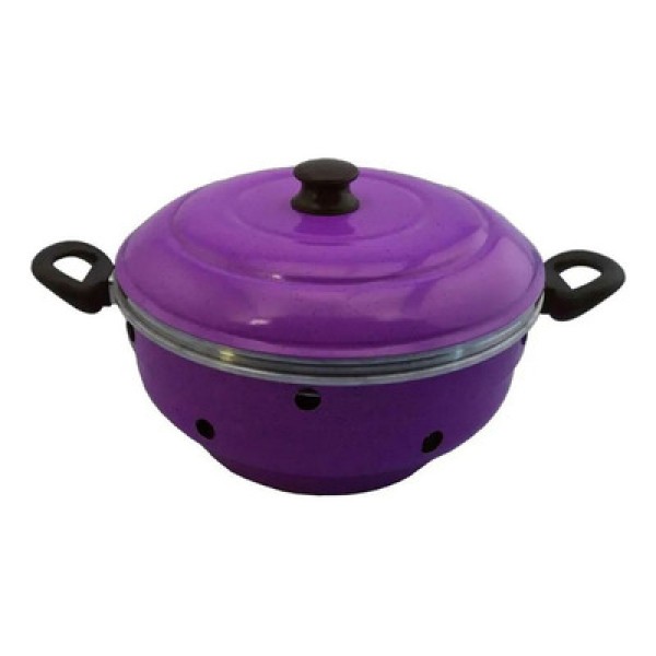 Encontraproduto.com.br - Forma de Bolo Vigorosa 5 em 1 Multiuso Roxo
