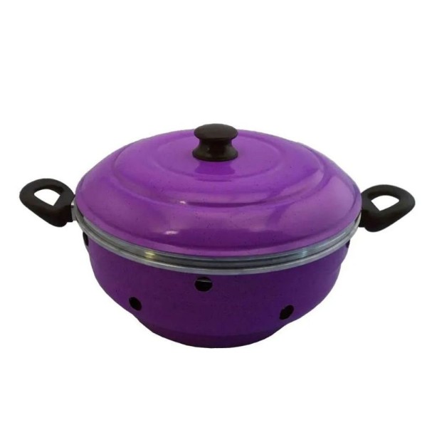 Encontraproduto.com.br - Forma de Bolo Vigorosa 5 em 1 Multiuso Roxo