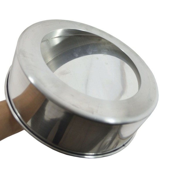 Encontraproduto.com.br - Forma de Bolo Assadeira Baixa Fundo Falso em Alumínio 15cm