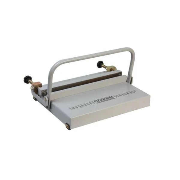 Encontraproduto.com.br - Fechadora Manual de Duplo Anel Wire-o 36Cm