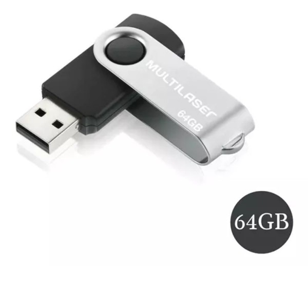 Encontraproduto.com.br - Pen Drive 64gb Multilaser Twist 64 Gigas Pendrive