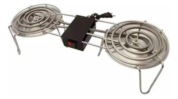 Fogareiro Duplo Elétrico Esquentador de Marmita 800w 110v