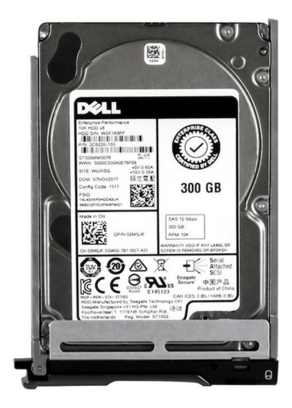 Hd Dell 300gb 2.5 Dell 2m5jk 02m5jk St300mm0078 300gb 128mb Sas-3
