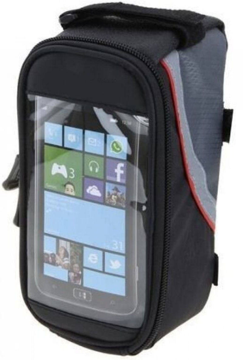 Bolsa De Acessórios Ciclismo Porta Objetos E Celular BCQ Cor:Preto