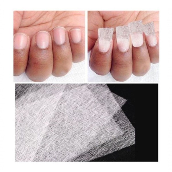 Encontraproduto.com.br - Kit 50 Fibras Tree Seda Tramada Alongamento Selada Gel Unhas
