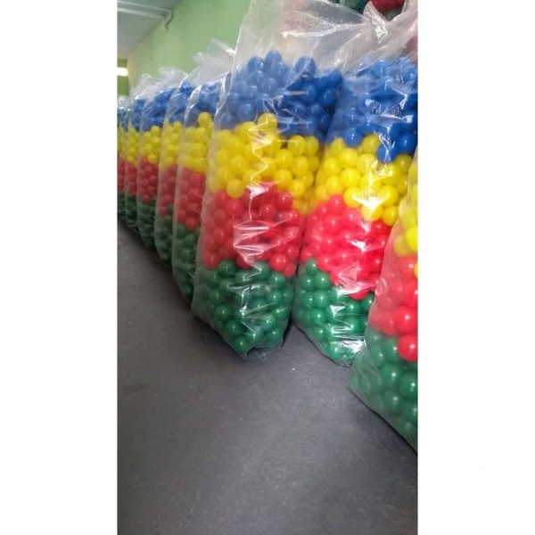 Encontraproduto.com.br - Bolinhas Para Piscina Coloridas Macias E Resistente 50 Un