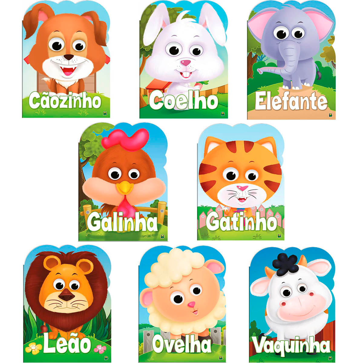 Encontraproduto.com.br - Kit com 8 Livros Infantil para Ler - Coleção Olha quem sou