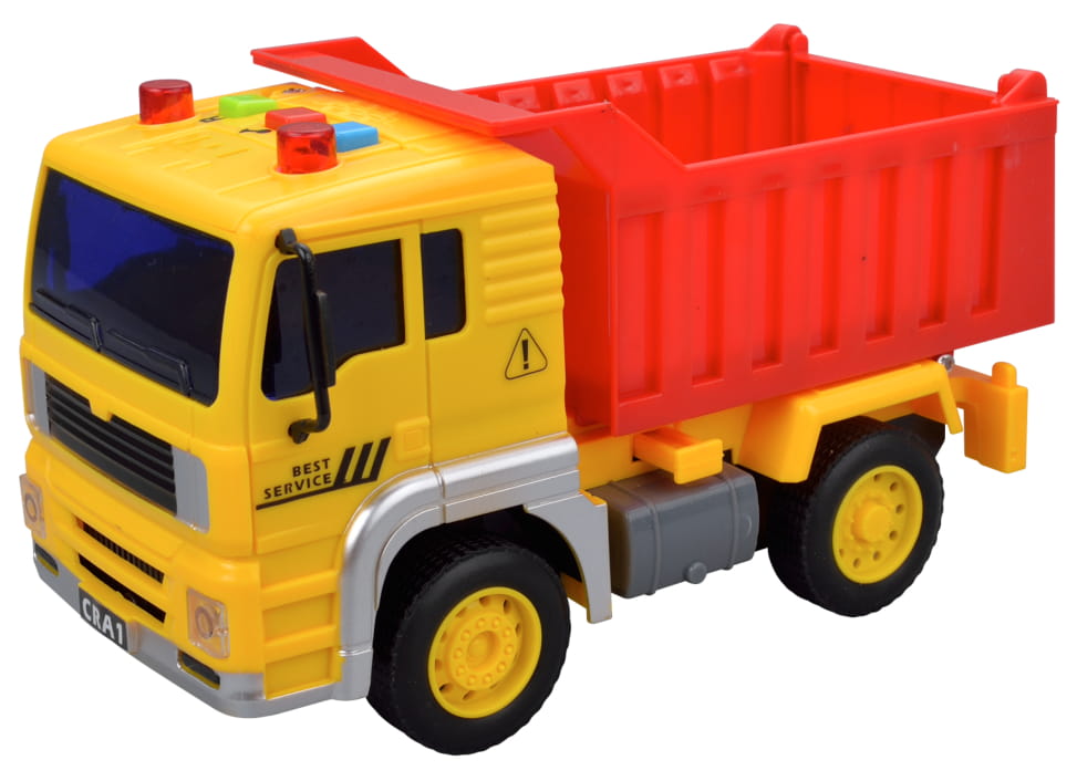 Encontraproduto.com.br - Caminhão  de brinquedo infantil com caçamba som luzes