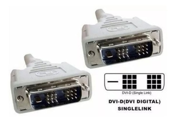 Encontraproduto.com.br - Cabo Dvi-d Single Link 18+1 Pinos Macho X Macho = 1,5 Metros