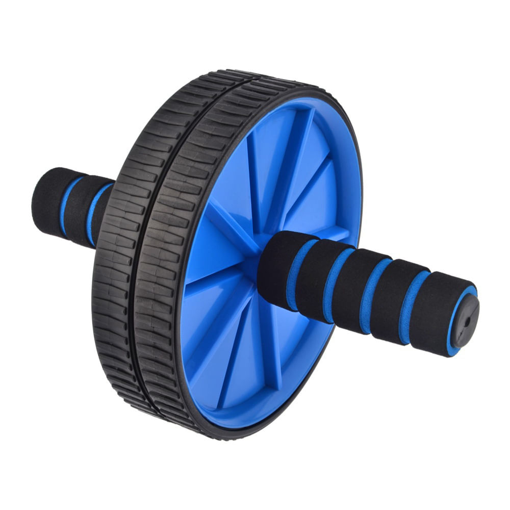 Encontraproduto.com.br - Roda Abdominal e Lombar com Tapete de Apoio Yangfit