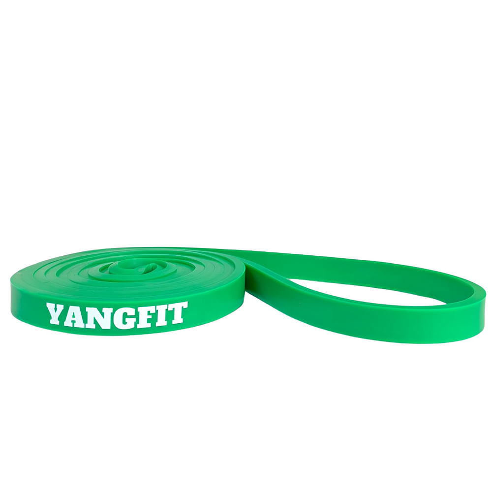 Encontraproduto.com.br - Kit Super Band Elástico Extensor Leve e Médio Yangfit