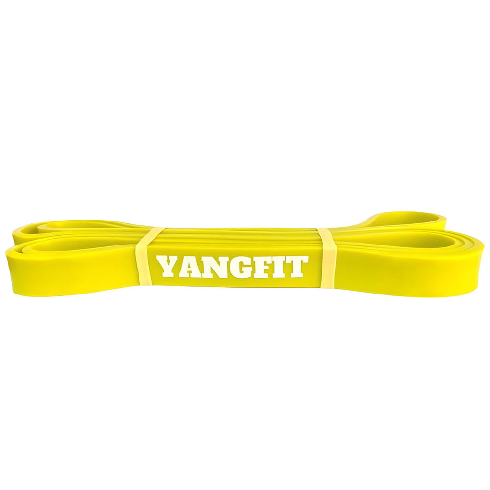 Encontraproduto.com.br - Kit Super Band Elástico Extensor Leve e Médio Yangfit
