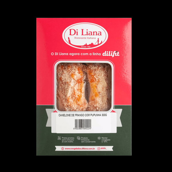 Encontraproduto.com.br - Caneloni Dilifit Frango Com Pupunha 300g